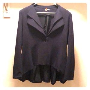 Hotouch Asymmetric Jacket with pleats